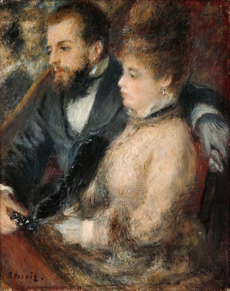In the Loge de Pierre-Auguste Renoir