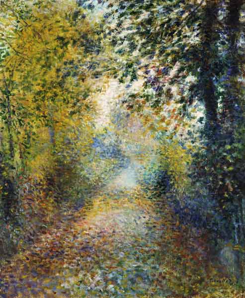 En el bosque de Pierre-Auguste Renoir