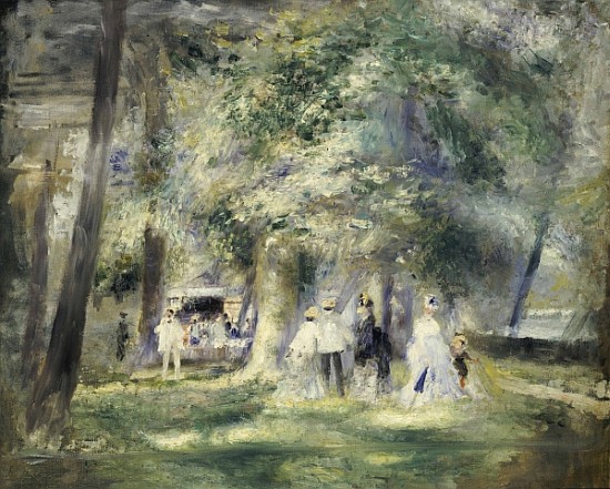 In the Park at Saint-Cloud de Pierre-Auguste Renoir