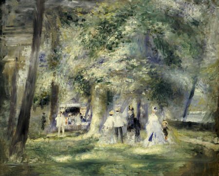In The Park At Saint-Cloud de Pierre-Auguste Renoir