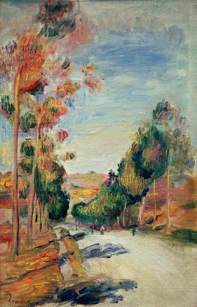 Paisaje cerca de Essoyes / 1897 de Pierre-Auguste Renoir