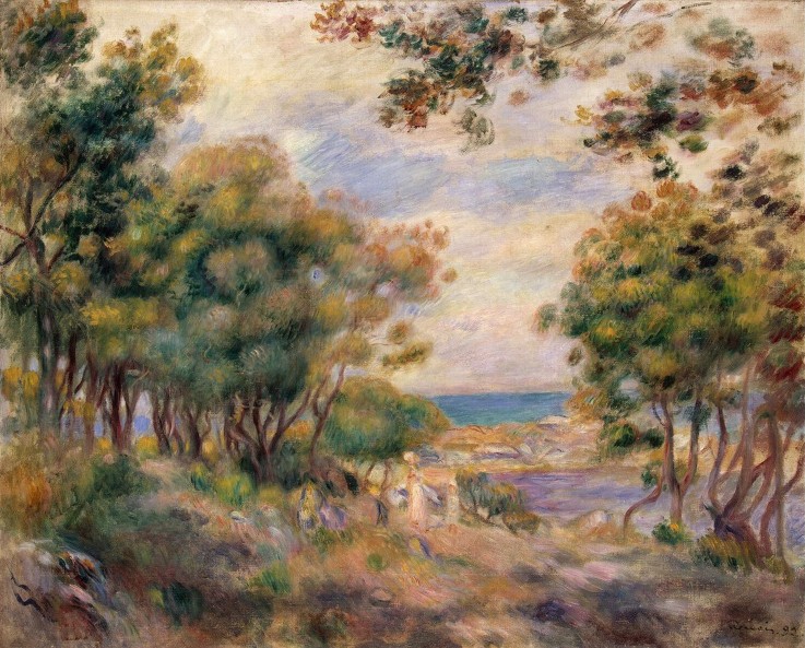 Landscape at Beaulieu de Pierre-Auguste Renoir