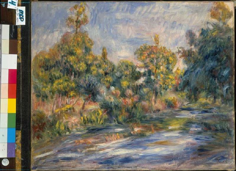 Landscape with river. de Pierre-Auguste Renoir