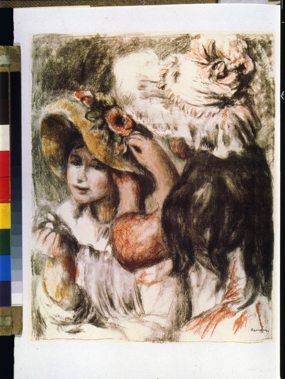 Le Chapeau épinglé (Pinning the Hat) de Pierre-Auguste Renoir