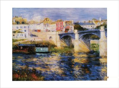 Le pont a Chatu  - (REN-702) de Pierre-Auguste Renoir