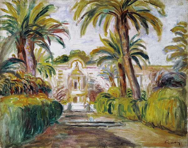 Las Palmeras de Pierre-Auguste Renoir