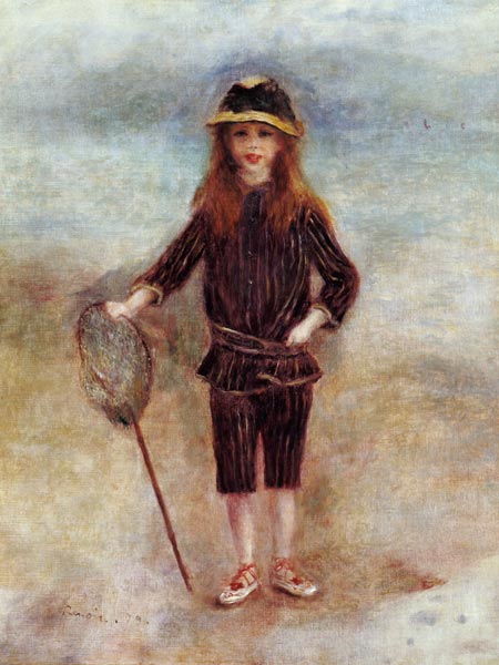 The Little Fisherwoman (Marthe Berard) de Pierre-Auguste Renoir