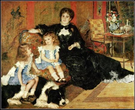 Madame Georges Charpentier and her Children de Pierre-Auguste Renoir