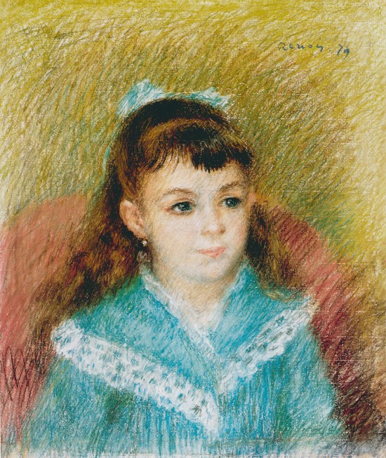 Portrait of a Young Girl (Elisabeth Maître) de Pierre-Auguste Renoir