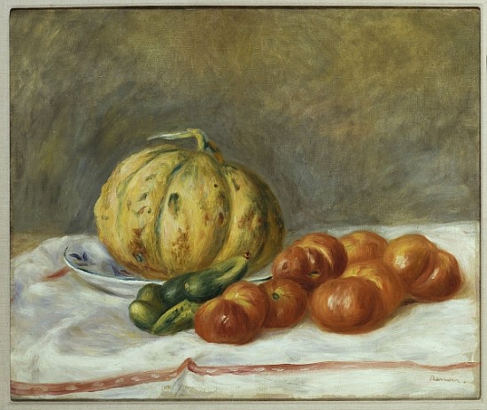 Melon and Tomatoes de Pierre-Auguste Renoir