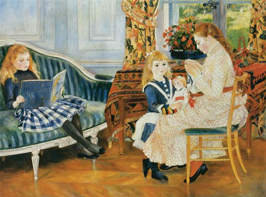 L'aprèsmidi des enfants à Wargemont de Pierre-Auguste Renoir