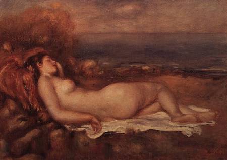 The Nude in the Grass de Pierre-Auguste Renoir