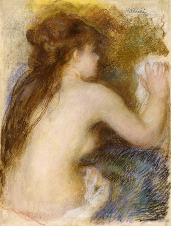 Nude Back Of A Woman de Pierre-Auguste Renoir