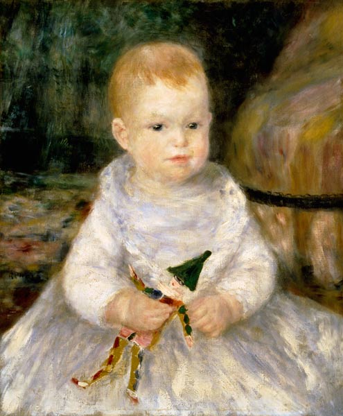 Child with a Punch puppet de Pierre-Auguste Renoir
