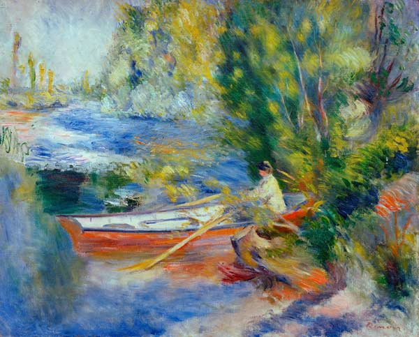 Renoir / On the bank o.a river / 1878/80 de Pierre-Auguste Renoir