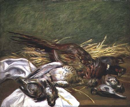 Pheasant and Thrushes de Pierre-Auguste Renoir