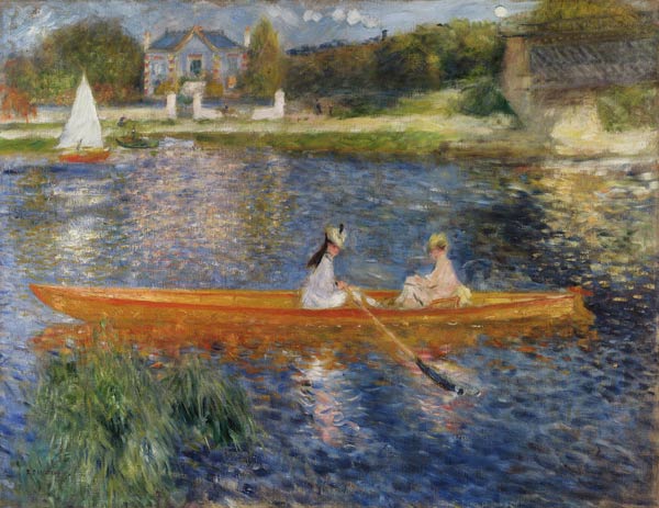 Paseo en bote en la Sena de Pierre-Auguste Renoir
