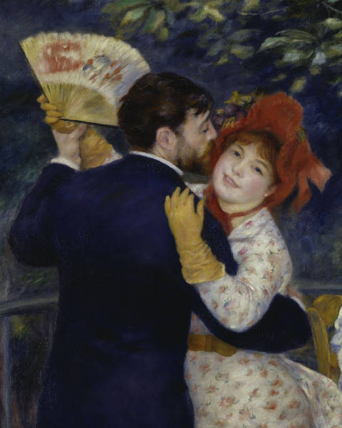 A.Renoir / Country dance / 1883 / Detail de Pierre-Auguste Renoir