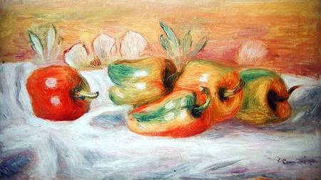 Pimientos de Pierre-Auguste Renoir