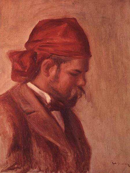 Portrait of Ambroise Vollard (1868-1939) de Pierre-Auguste Renoir