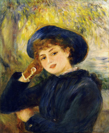 Portrait Of Madamoiselle Demarsy de Pierre-Auguste Renoir