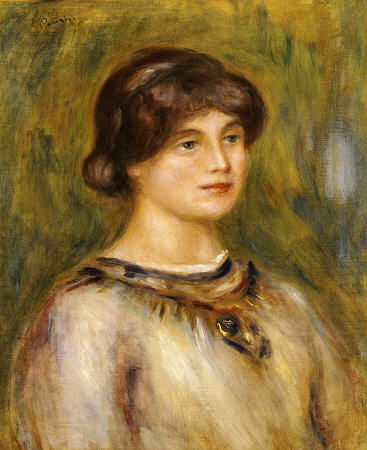 Portrait of Marie Lestringuez de Pierre-Auguste Renoir