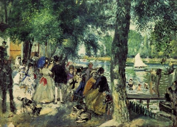 Renoir / Bath in the Seine / 1869 de Pierre-Auguste Renoir