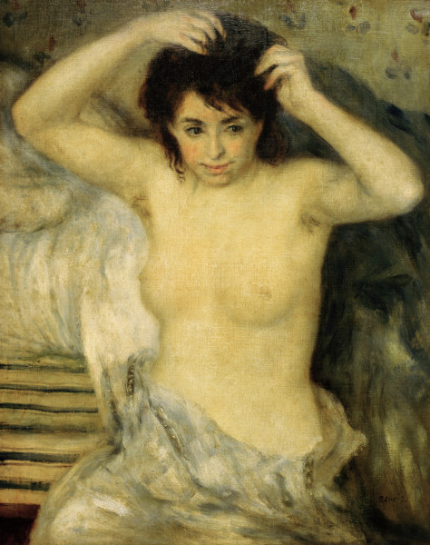 Renoir / Buste de femme / c.1873/75 de Pierre-Auguste Renoir