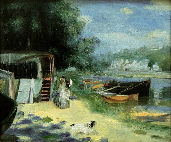 Renoir / The bathing place / 1871/72 de Pierre-Auguste Renoir