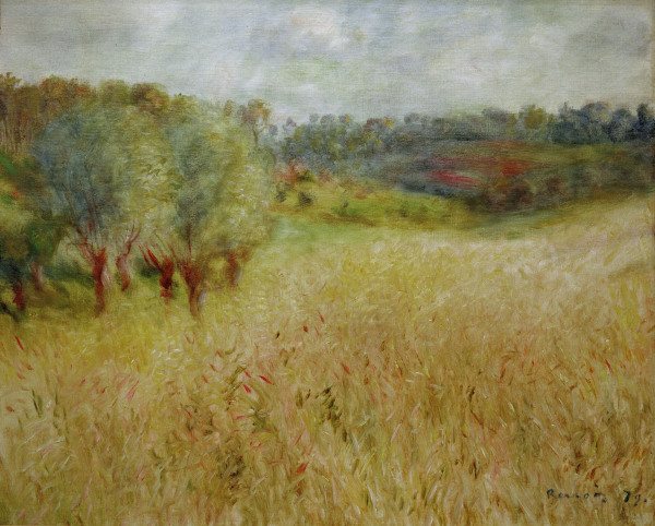 Renoir / The cornfield / 1879 de Pierre-Auguste Renoir
