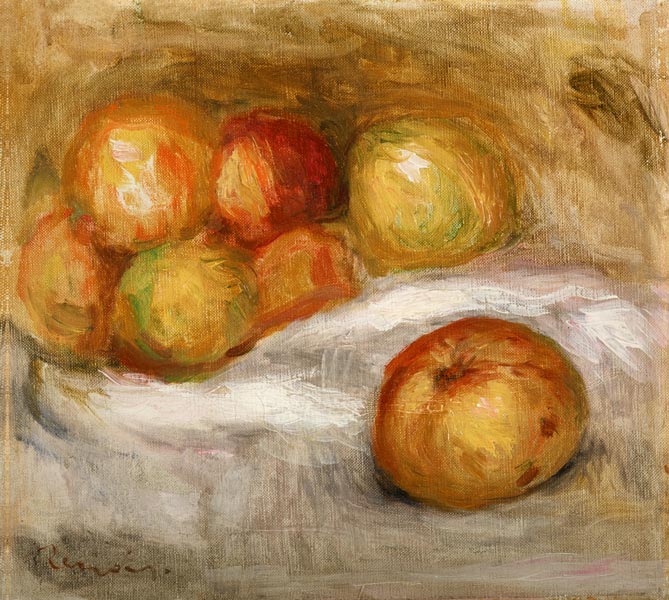 Renoir, Nature morte avec pommes de Pierre-Auguste Renoir