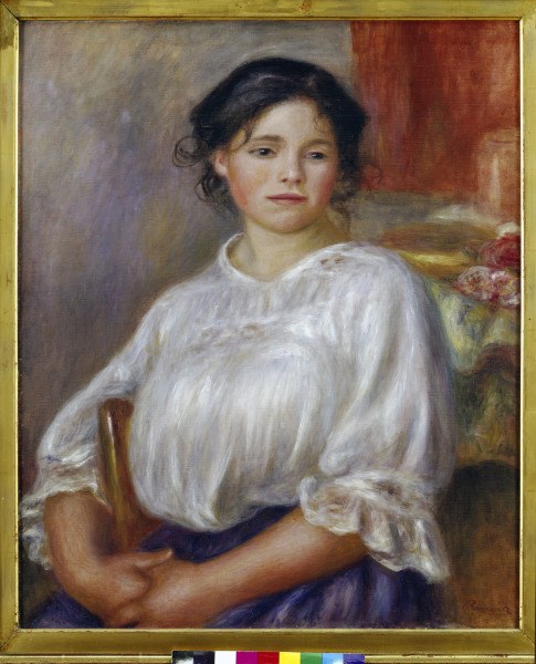 Renoir/Jeune fille/Helene Bellon/c.1909 de Pierre-Auguste Renoir