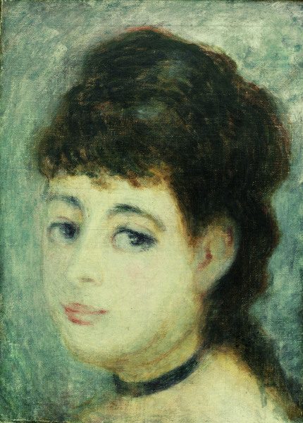 Renoir/Portrait of a young woman/c.1875 de Pierre-Auguste Renoir
