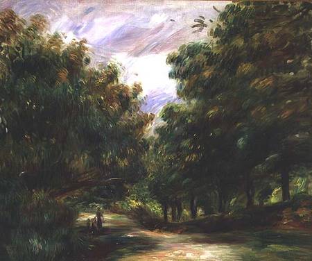 The road near Cagnes de Pierre-Auguste Renoir