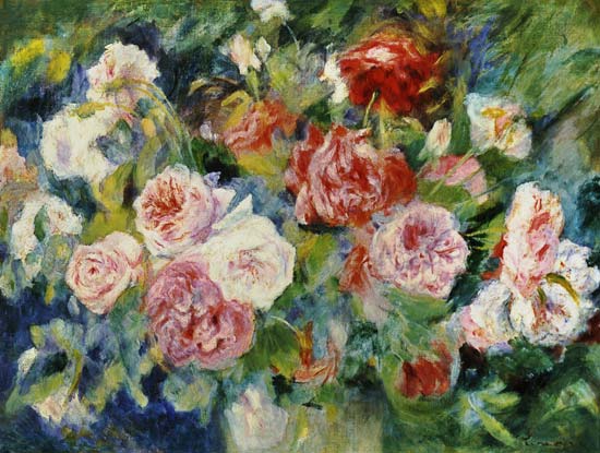 Roses de Pierre-Auguste Renoir