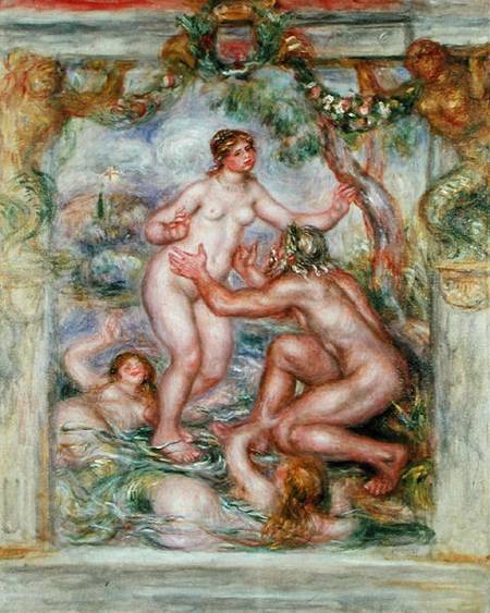 The Saone flowing into the Arms of the Rhone de Pierre-Auguste Renoir