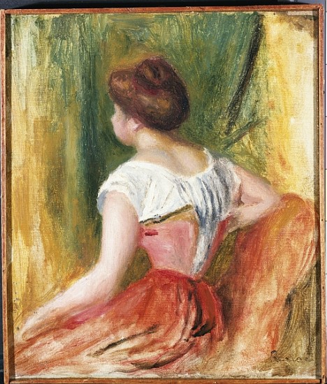 Seated Young Woman de Pierre-Auguste Renoir