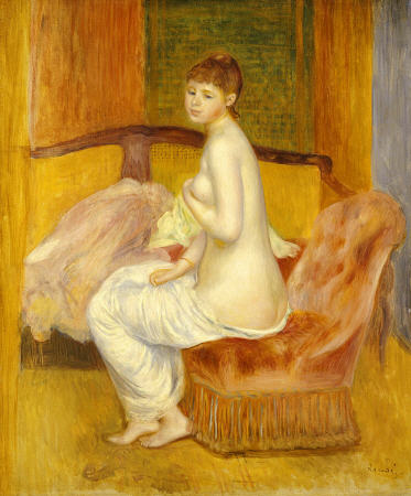 Seated Nude, Resting de Pierre-Auguste Renoir