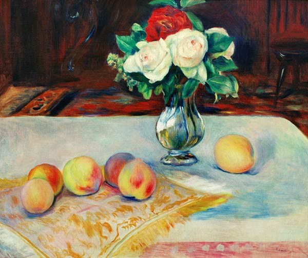 Renoir/Still life,bunch o.flowers/1880 s de Pierre-Auguste Renoir