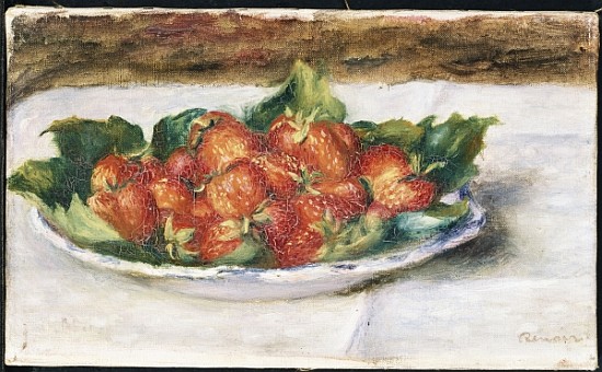Still Life with Strawberries, c.1880 de Pierre-Auguste Renoir
