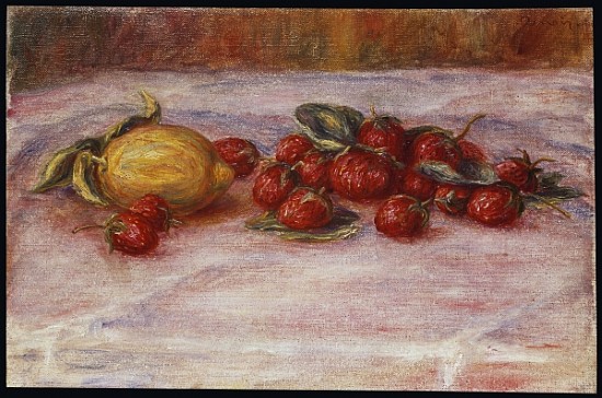 Strawberries and Lemons de Pierre-Auguste Renoir