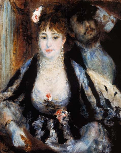 The Theatre Box de Pierre-Auguste Renoir