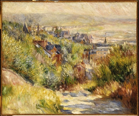 The Heights of Trouville de Pierre-Auguste Renoir