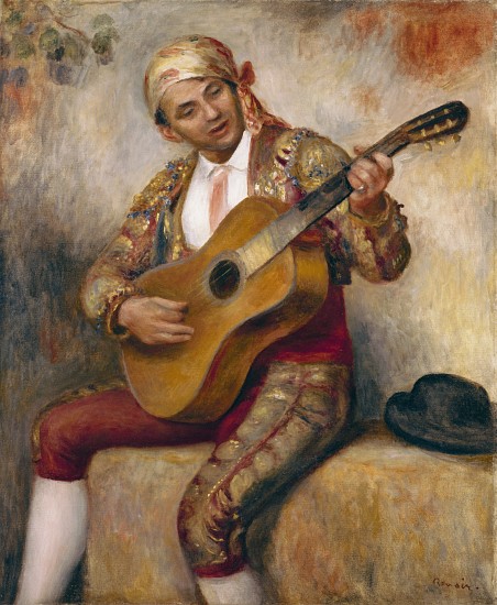 The Spanish Guitarist de Pierre-Auguste Renoir