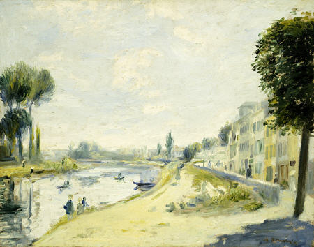 The Banks of the Seine de Pierre-Auguste Renoir