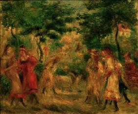 A.Renoir, Kinder im Garten v.Montmartre