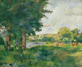 Renoir / Ile de France landscape /c.1885
