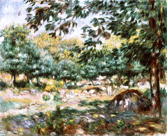 Treboul near Douarnenez de Pierre-Auguste Renoir