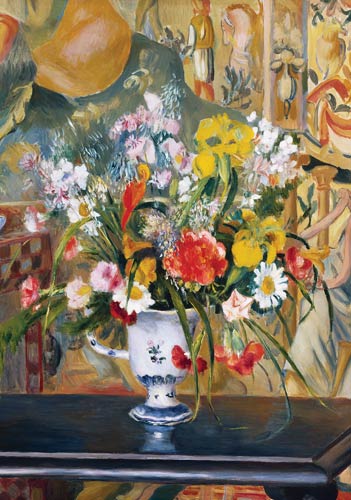 Flowers in a Vase de Pierre-Auguste Renoir