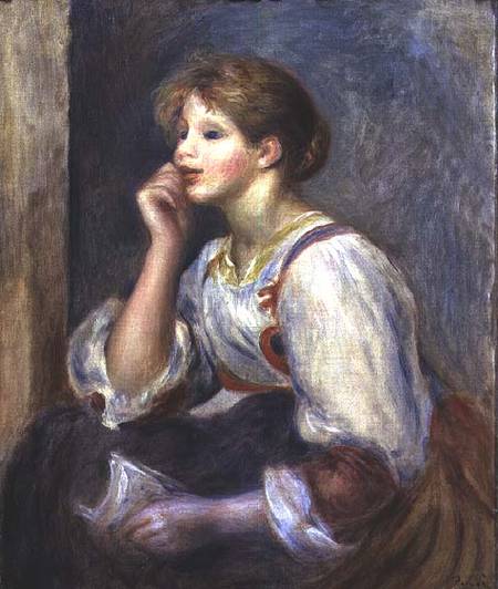 Woman with a letter de Pierre-Auguste Renoir